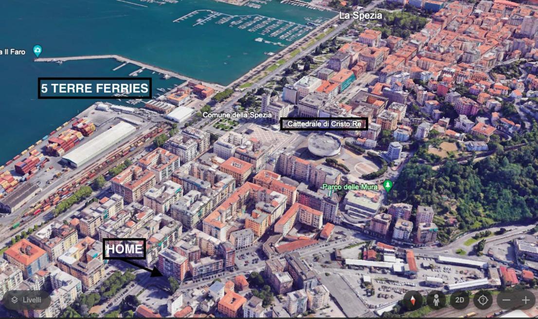 Bilocale Con Posto Auto La Chicca Del Golfo La Spezia Exterior foto